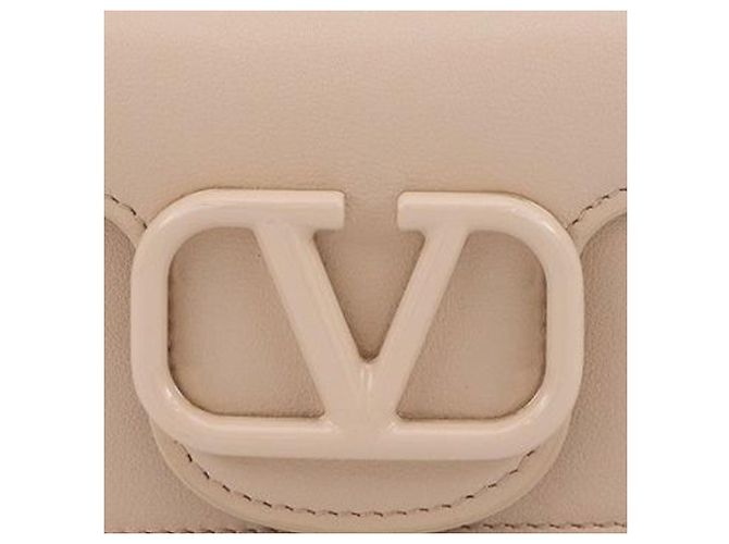 Tarjetero VLogo con cadena de piel rosa Valentino - vista 7