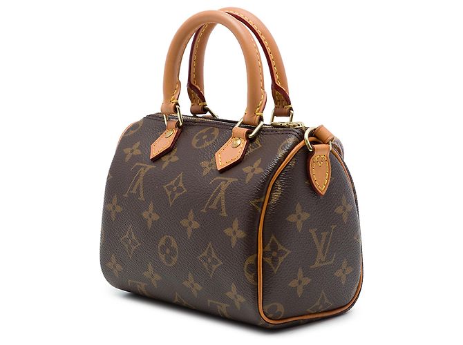 Louis Vuitton Brown Monogram Nano Speedy Bandouliere - vista 2