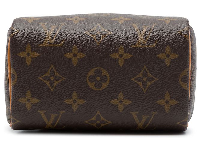 Louis Vuitton Brown Monogram Nano Speedy Bandouliere - vista 3