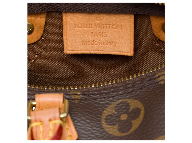 Louis Vuitton Brown Monogram Nano Speedy Bandouliere - vista 5