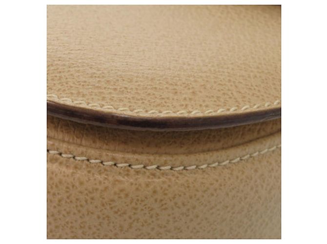 Gucci Beige Grained Calfskin Bamboo Night - vista 12