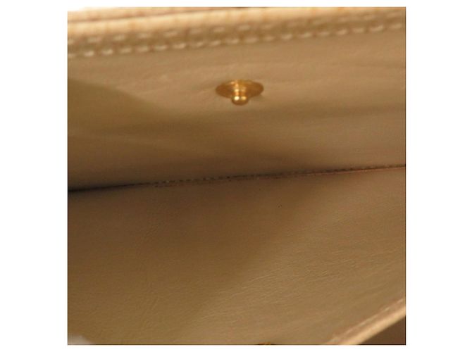 Gucci Beige Grained Calfskin Bamboo Night - vista 5
