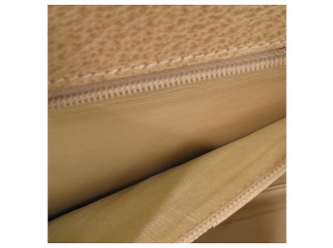Gucci Beige Grained Calfskin Bamboo Night - vista 6