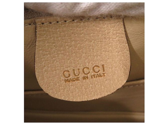 Gucci Beige Grained Calfskin Bamboo Night - vista 7