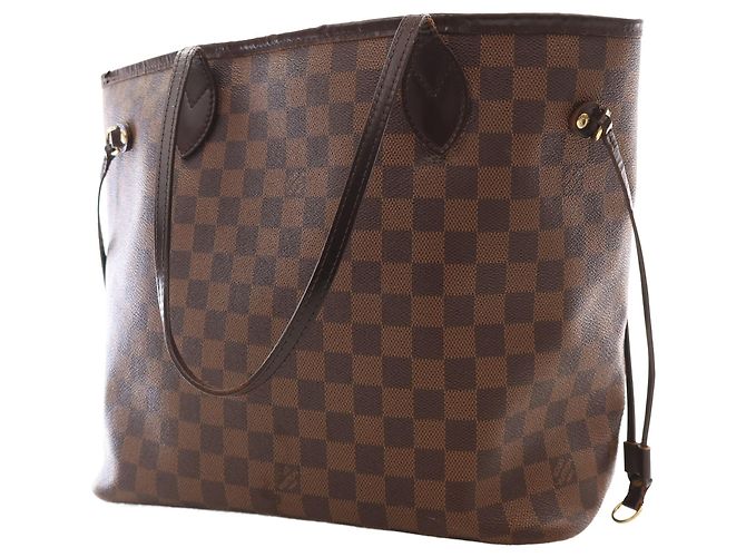 Louis Vuitton Brown Damier Ebene Neverfull MM - vista 10