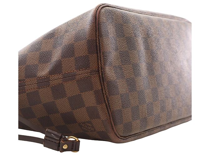 Louis Vuitton Brown Damier Ebene Neverfull MM - vista 11
