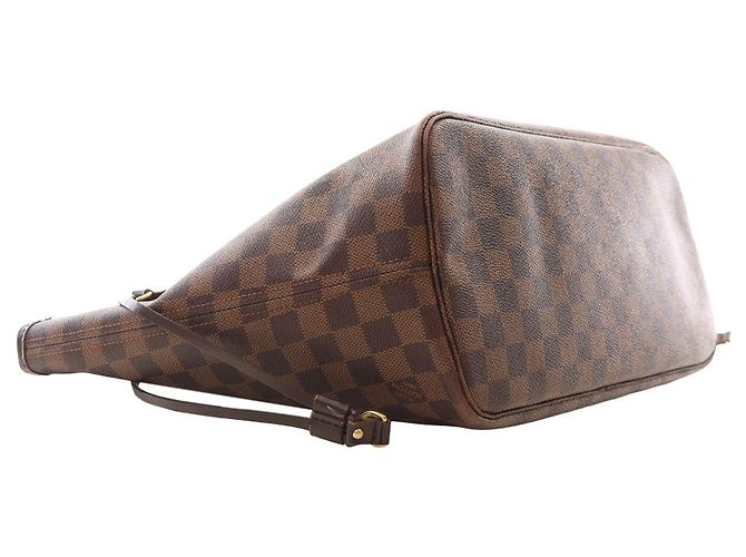 Louis Vuitton Brown Damier Ebene Neverfull MM - vista 14