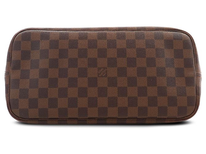 Louis Vuitton Brown Damier Ebene Neverfull MM - vista 3
