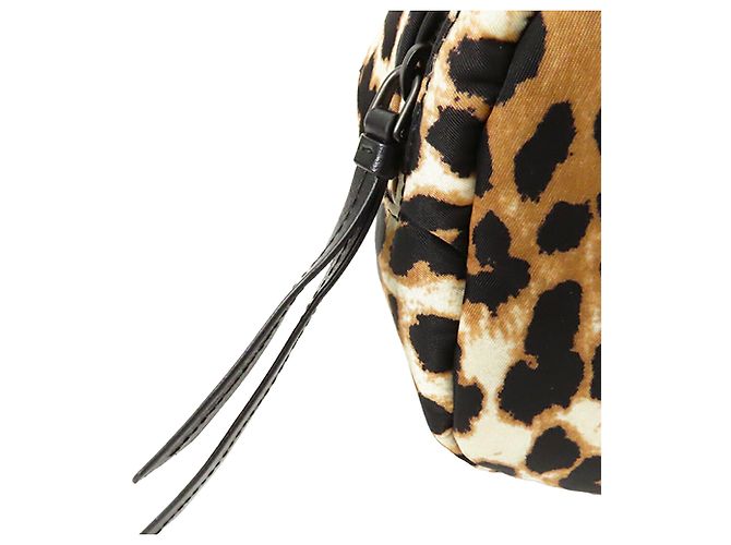 Bolso cinturón Prada de Tessuto beige con estampado de leopardo - vista 8
