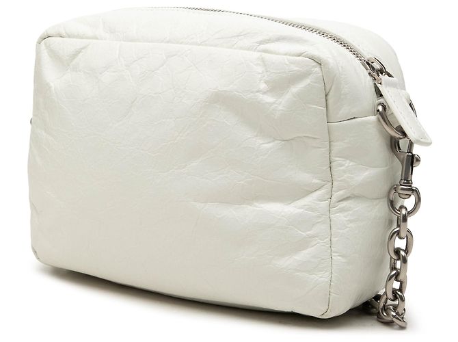 Borsa Camera Monaco XS in pelle di vitello bianca Balenciaga - vista 2