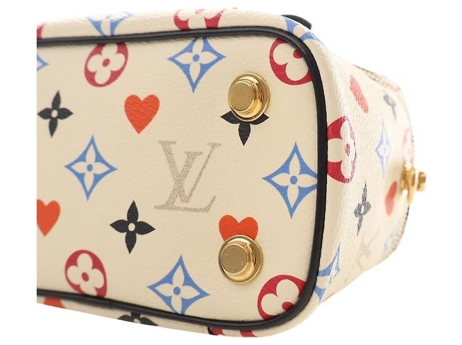 Louis Vuitton White Monogram Game On Vanity Case PM - Ansicht 8