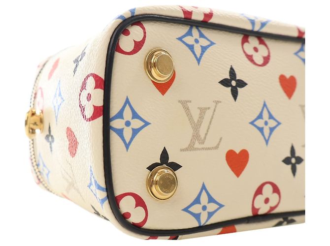 Louis Vuitton White Monogram Game On Vanity Case PM - Ansicht 9