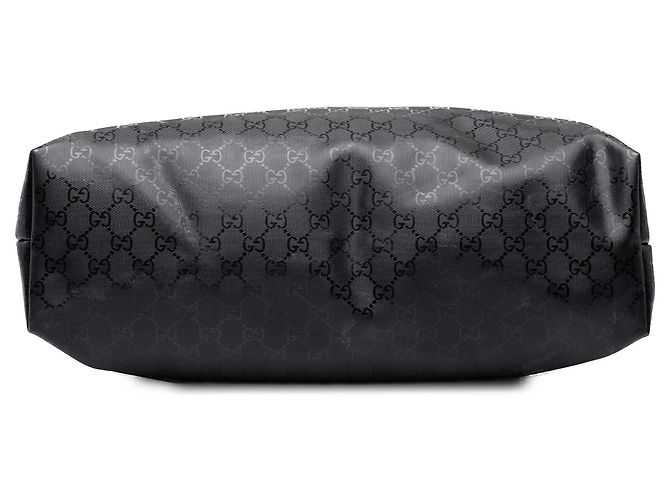 Borsa Tote Gucci Large GG Stampata Nera - vista 3