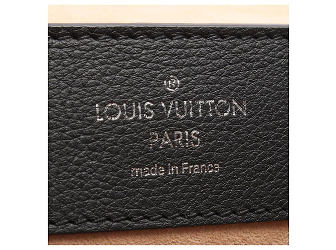Louis Vuitton LockMe Ever BB in pelle di vitello grana nero - vista 4