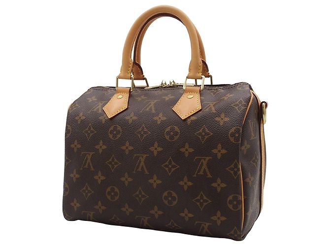 Louis Vuitton Brown Monogram Speedy Bandouliere 25 - vista 2