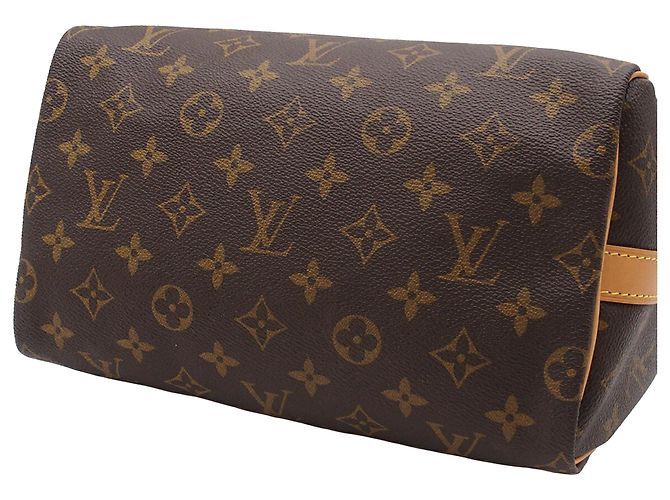 Louis Vuitton Brown Monogram Speedy Bandouliere 25 - vista 3