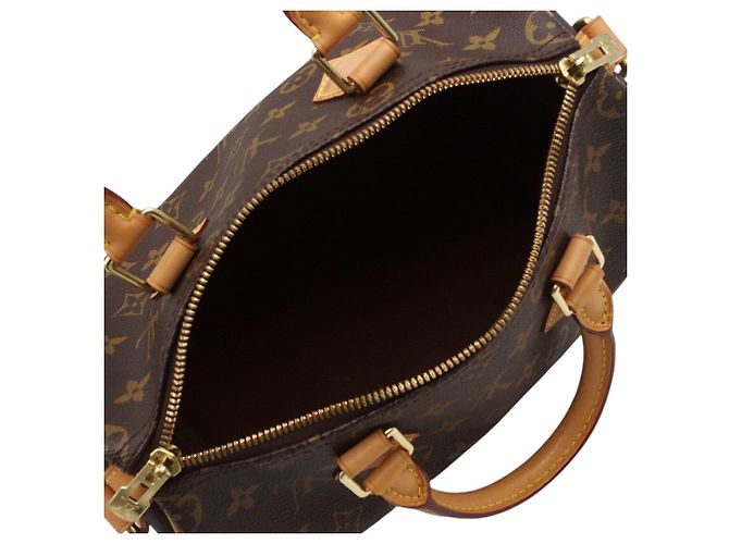 Louis Vuitton Brown Monogram Speedy Bandouliere 25 - vista 4