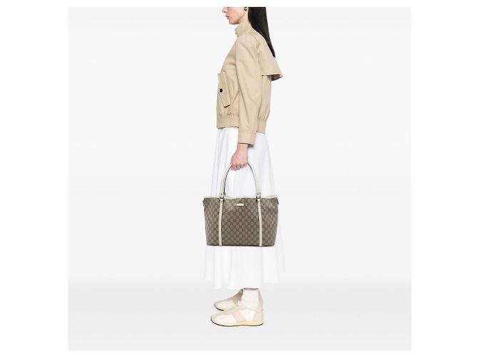 Gucci Beige Medium GG Supreme Joy Tote - Ansicht 6