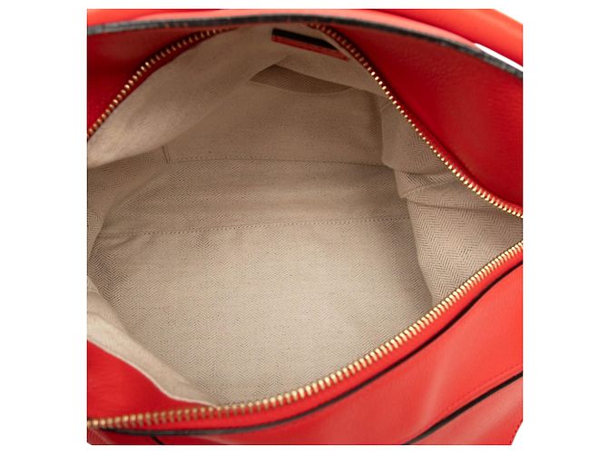 Borsa Puzzle LOEWE Medium in pelle di vitello rossa - vista 4
