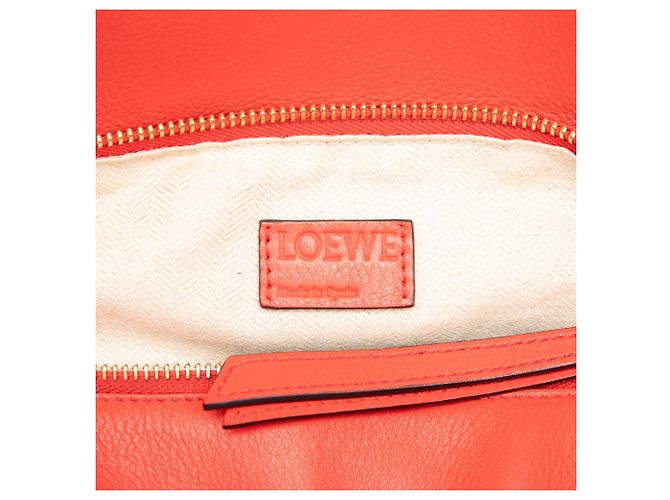 Borsa Puzzle LOEWE Medium in pelle di vitello rossa - vista 5