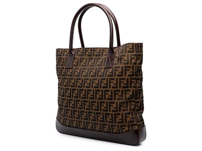 Fendi Large Zucca Canvas Tote in Braun - Ansicht 2