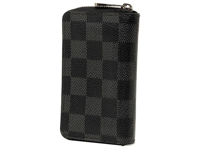Monedero Zippy Louis Vuitton Blue Damier Graphite - vista 2