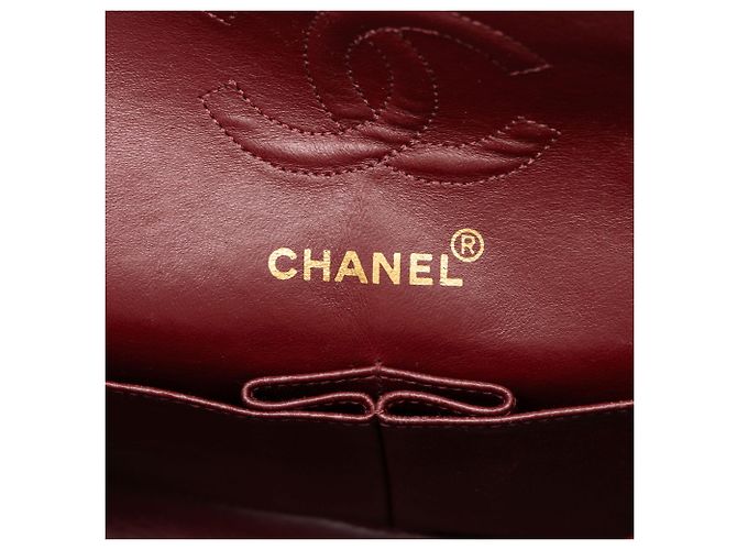 Chanel Black Small Classic Lambskin Double Flap - vista 5