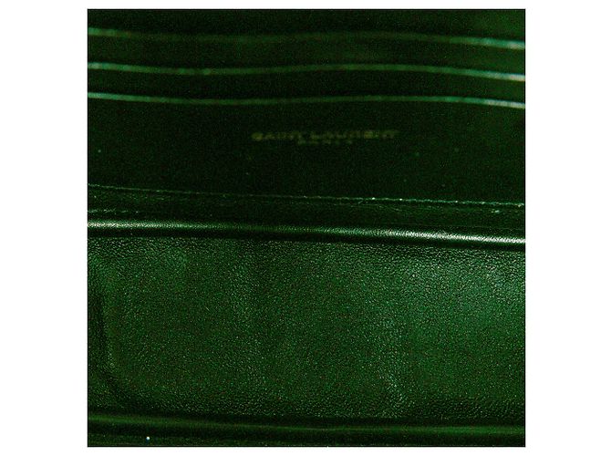 Autre Marque Borsa Lou Camera Mini Chevron Grain de Poudre Monogram Marrone Saint Laurent - vista 4