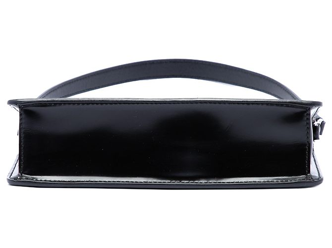 Prada Borsa a tracolla mini in pelle Spazzolato nera - vista 3