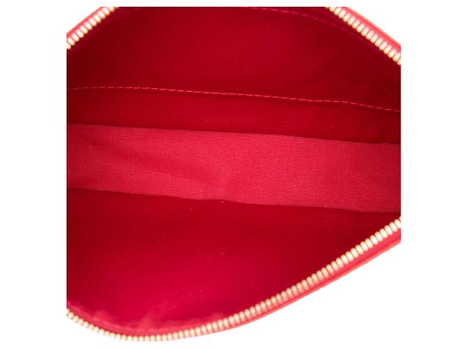 Louis Vuitton Red Monogram Vernis Pochette Accessoires - vista 4