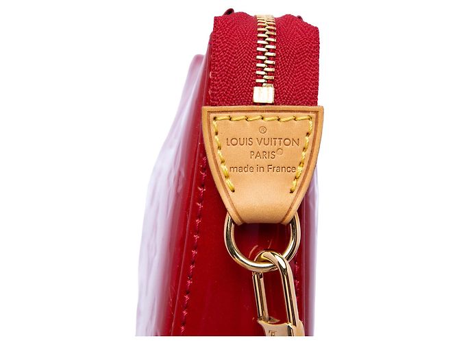 Louis Vuitton Red Monogram Vernis Pochette Accessoires - vista 5