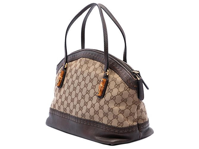 Borsa Gucci Beige GG Canvas Laidback Crafty - vista 2