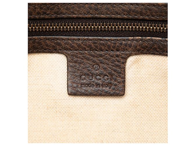 Borsa Gucci Beige GG Canvas Laidback Crafty - vista 5