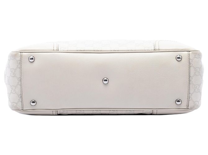 Borsa Tote Gucci White Guccissima Princy - vista 3