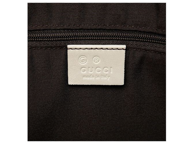 Borsa Tote Gucci White Guccissima Princy - vista 5