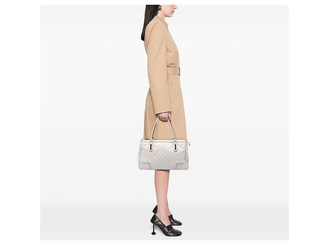 Borsa Tote Gucci White Guccissima Princy - vista 6