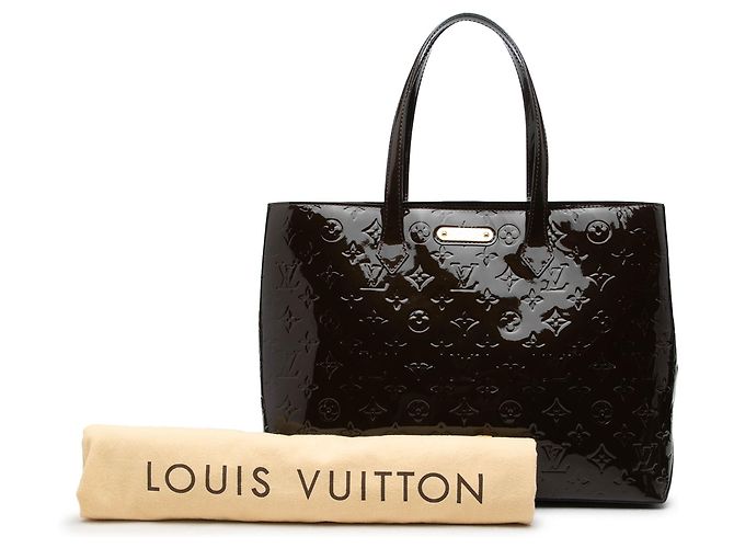 Louis Vuitton Purple Monogram Vernis Wilshire MM - vista 7