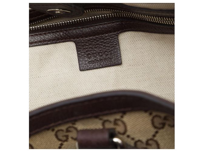Gucci Beige GG Canvas Techno Tag Tote - Ansicht 5
