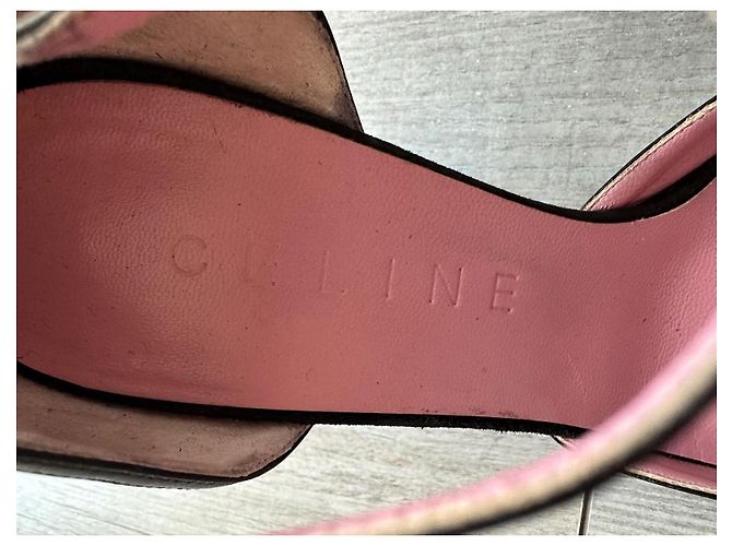 Céline Celine Décolleté in Camoscio Nero - vista 3