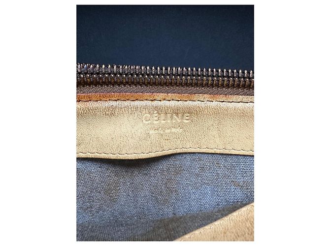 Céline Celine Borsa Triomphe Pochette in pelle marrone - vista 9