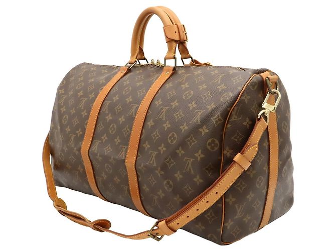 Borsa Louis Vuitton Monogram Keepall Bandoulière 50 - vista 3