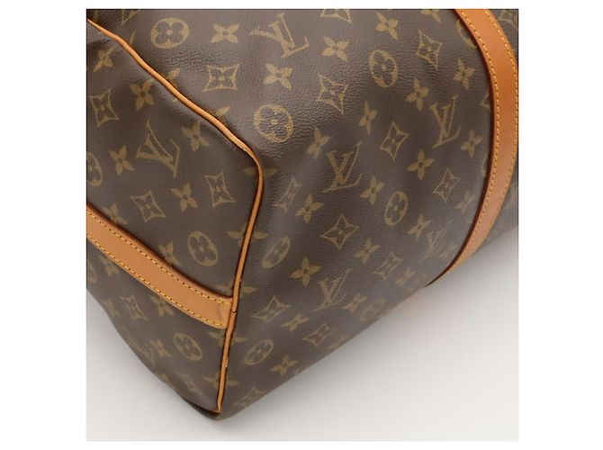 Borsa Louis Vuitton Monogram Keepall Bandoulière 50 - vista 4