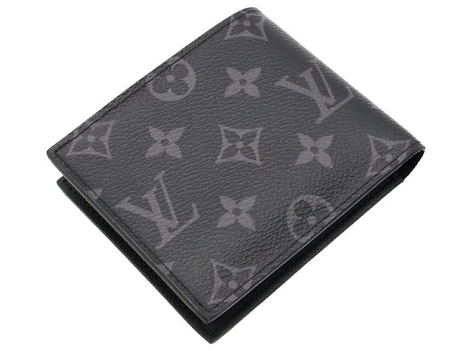 Portafoglio bi-fold Louis Vuitton Monogram Eclipse - vista 3