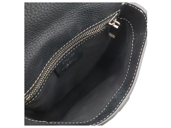 Borsa a tracolla in pelle Christian Dior x Shawn Stussy - vista 9