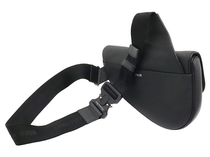 Borsa Saddle Christian Dior Nera - vista 3