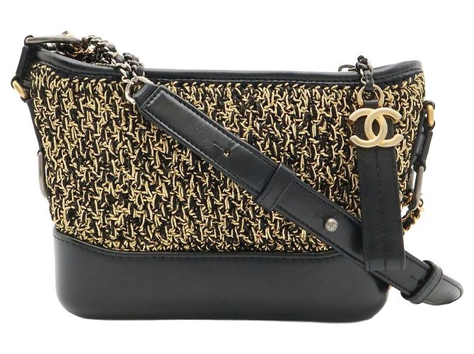 Borsa a tracolla Chanel Gabrielle de Chanel Tweed Small Hobo - vista 2