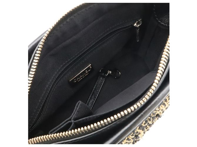 Borsa a tracolla Chanel Gabrielle de Chanel Tweed Small Hobo - vista 7