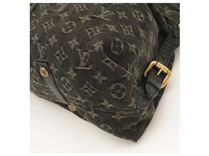 Borsa Tote Louis Vuitton Monogram Denim Neo Cavi MM - vista 4