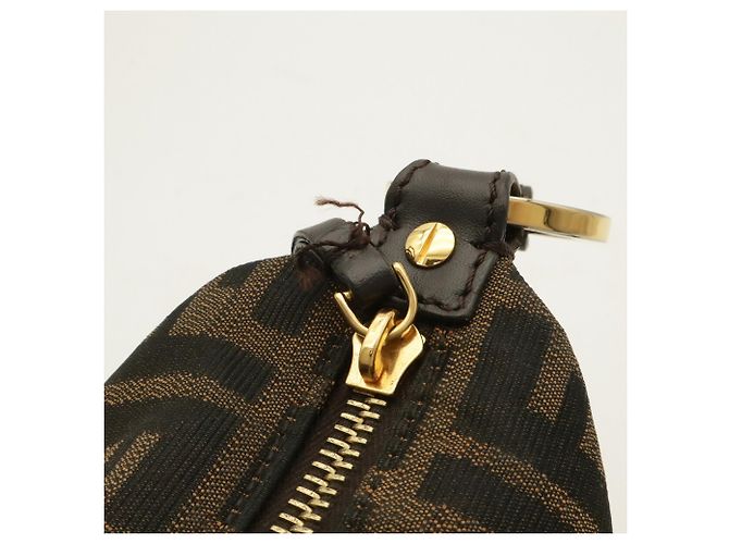 Fendi Schultertasche mit Zucca-Muster - Ansicht 6