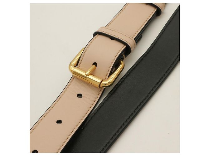 Borsa a mano Fendi in pelle nera e rosa - vista 8